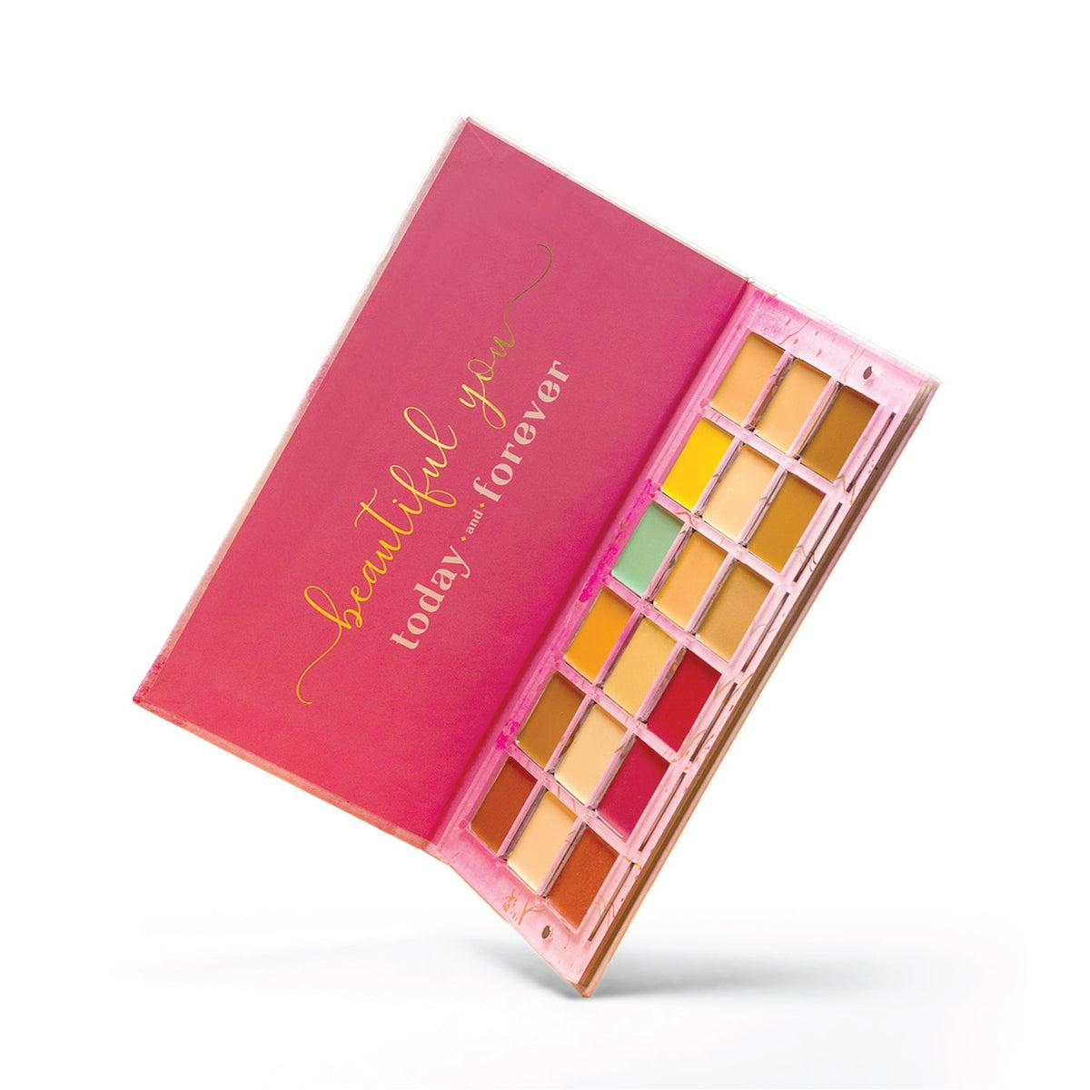 Aflairza One for All Palette, 4-in-1 Foundation, Concealer, Blush & Contour, All-in-One Face Palette for Effortless Beauty 56g | Grocsy