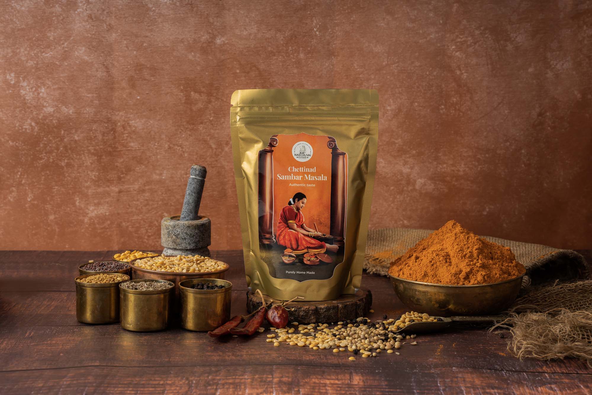 Narchuvai Foods Chettinad Sambar Masala | Grocsy