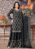 Yash Enterprise Black Chinon Silk Party Wear Embroidery Party Wear Suit Set | Grocsy