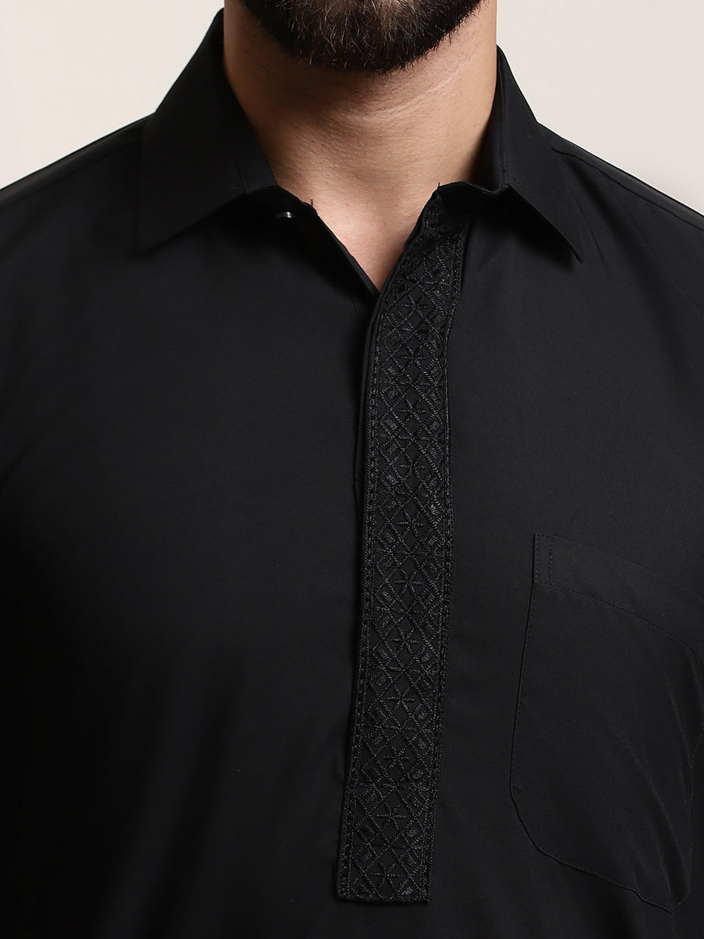 Sojanya Cotton Linen Kurta With Pyjamas | Grocsy