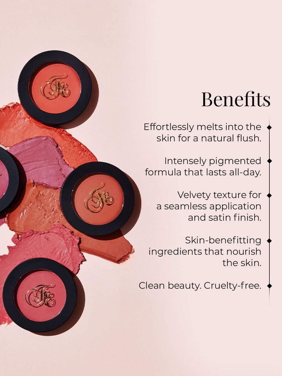 Forest Essentials Noor Nikhaar Satin Cheek Tint Manikya - Ruby | Grocsy