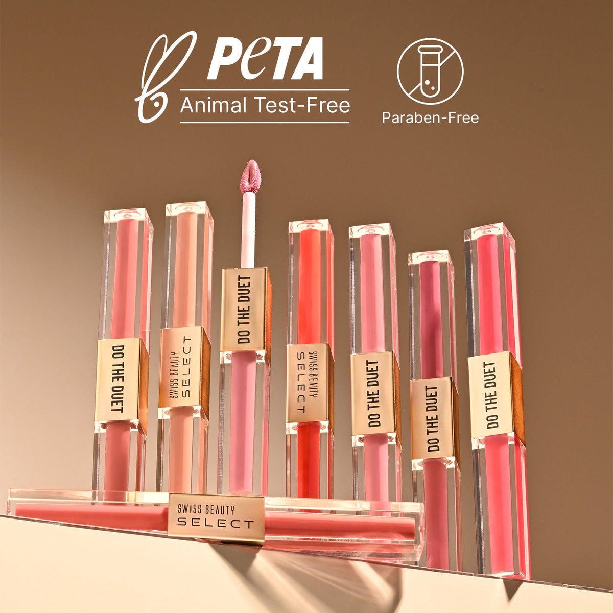 Swiss Beauty Select Do The Duet Lipstick - 4 Rouge Mauve | Grocsy