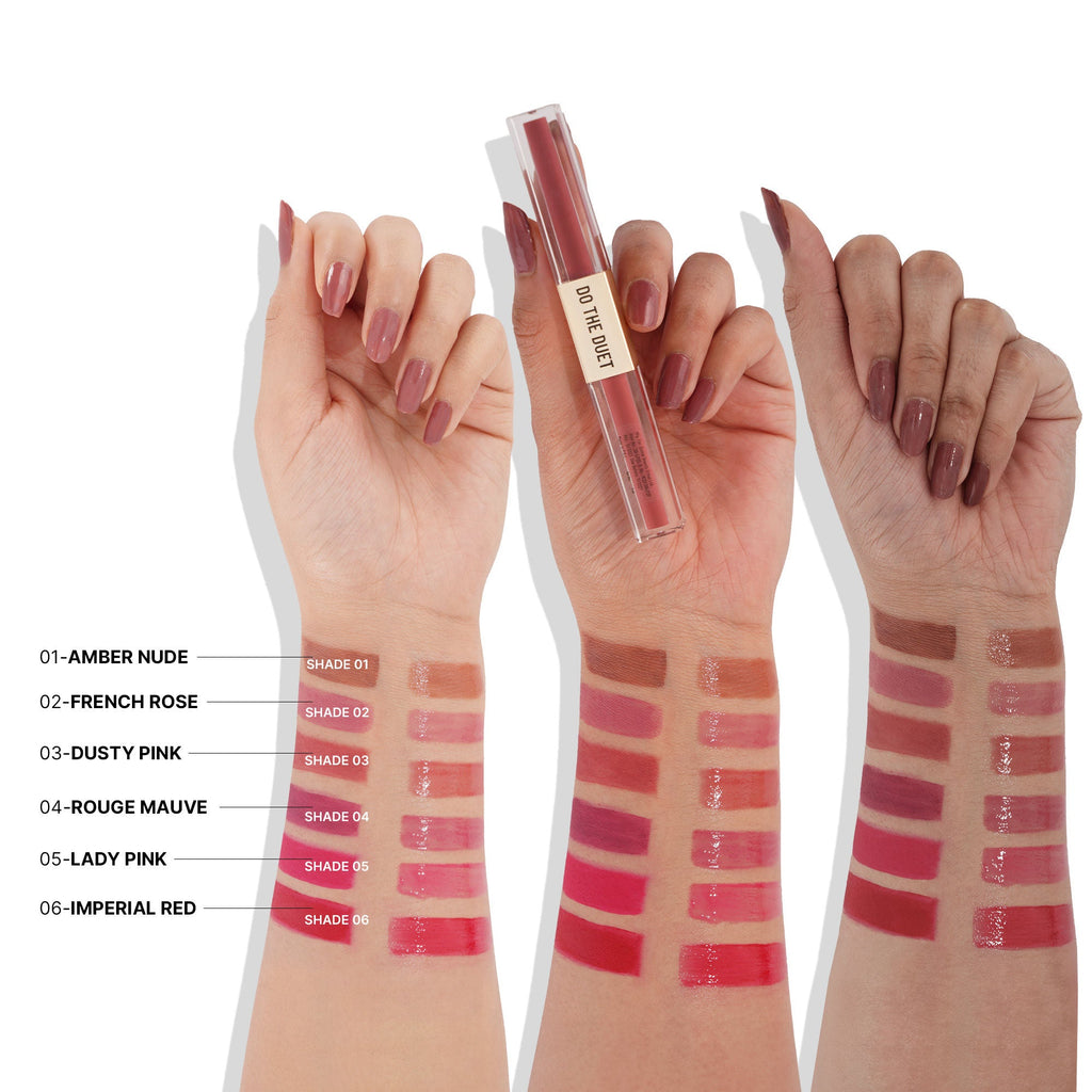 Swiss Beauty Select Do The Duet Lipstick - 4 Rouge Mauve | Grocsy