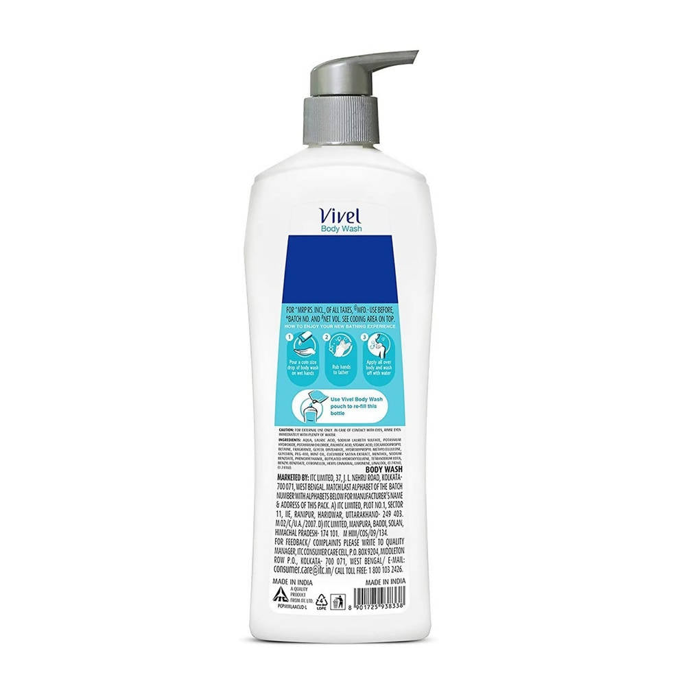 Vivel Body Wash - Mint & Cucumber | Grocsy
