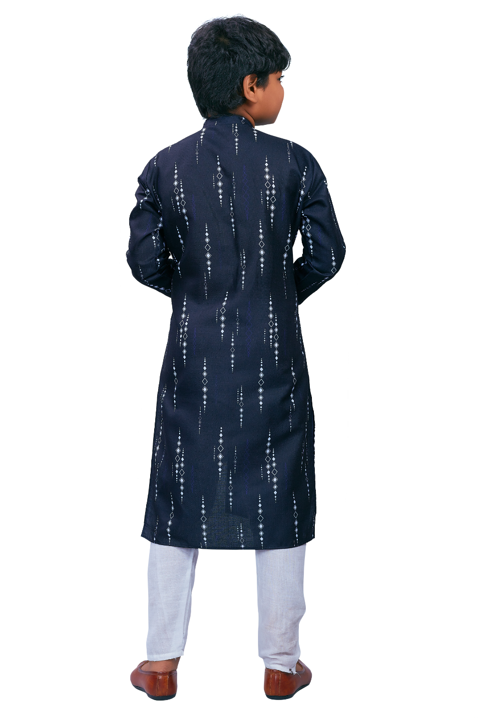 DEIANA'S Casual Designer Kurta Pyjama Set For Boys And kids (Dark Blue) | Grocsy