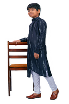 DEIANA'S Casual Designer Kurta Pyjama Set For Boys And kids (Dark Blue) | Grocsy