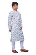 DEIANA'S Casual Designer Kurta Pyjama Set For Boys And kids (White With Multicolor) | Grocsy