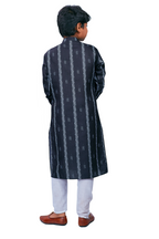 DEIANA'S Casual Designer Kurta Pyjama Set For Boys And kids (Black) | Grocsy