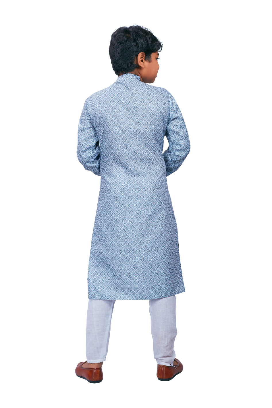 DEIANA'S Casual Designer Kurta Pyjama Set For Boys And kids (Sky Blue Blue) | Grocsy