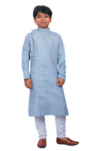DEIANA'S Casual Designer Kurta Pyjama Set For Boys And kids (Sky Blue Blue) | Grocsy