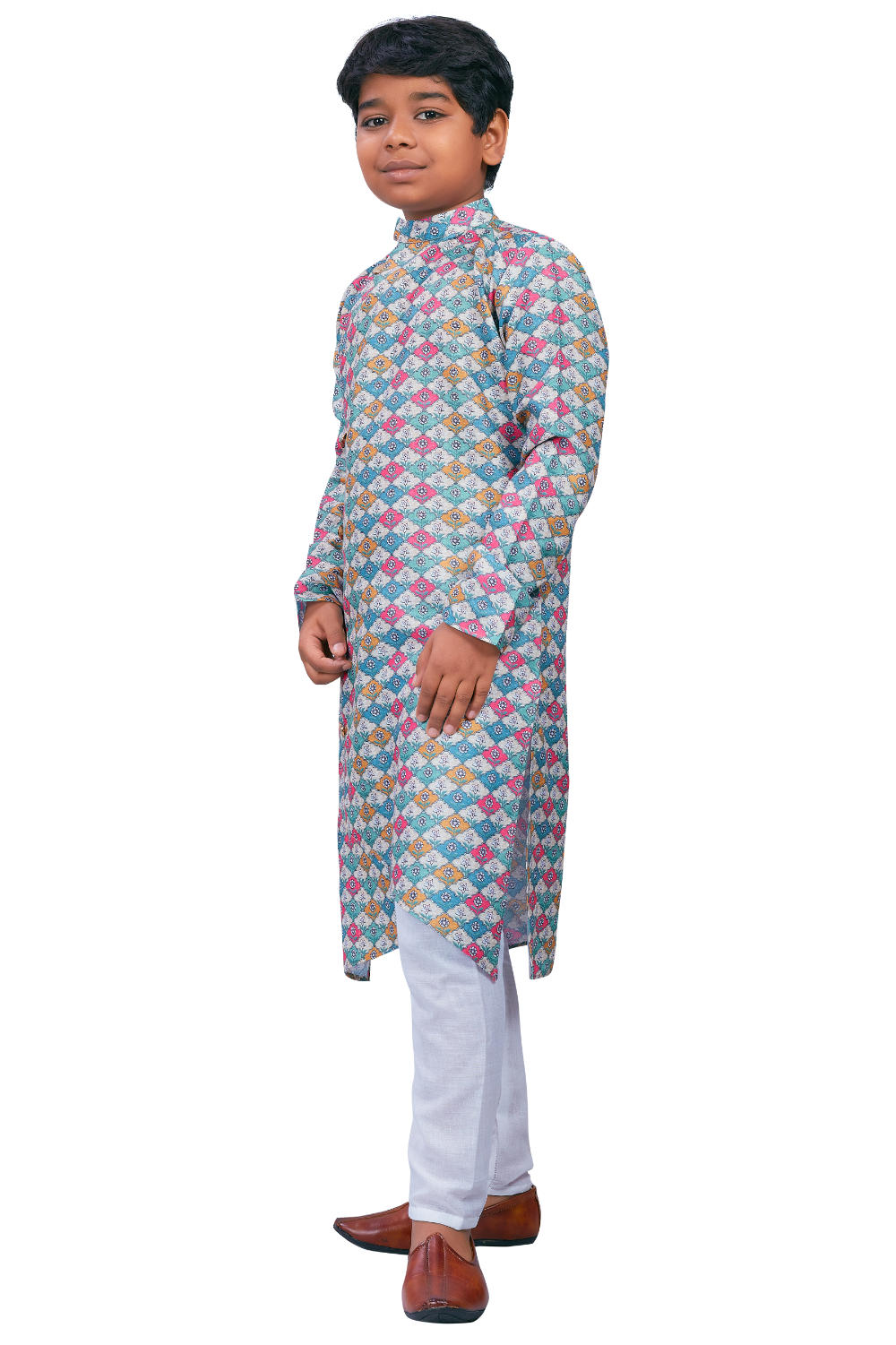 DEIANA'S Casual Designer Kurta Pyjama Set For Boys And kids (Multicolor) | Grocsy