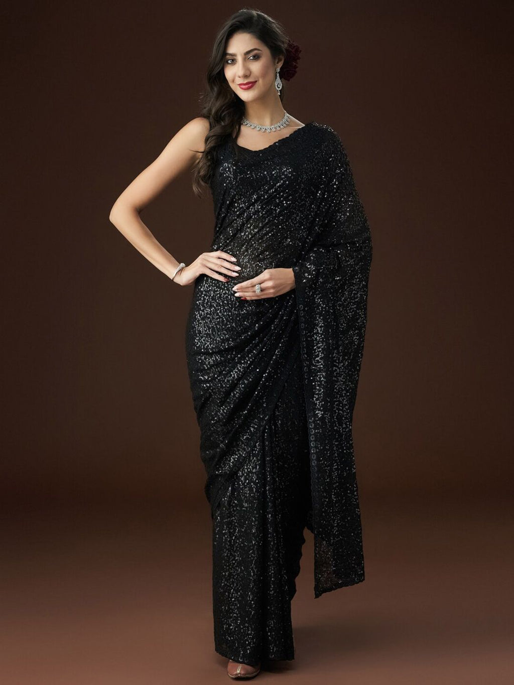 kasee Embellished Sequinned Sarees | Grocsy