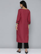 HERE&NOW Women Yoke Design Kurta | Grocsy