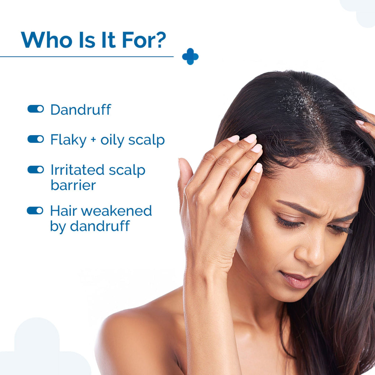 The Derma Co Triple Actives Anti-Dandruff Shampoo | Grocsy