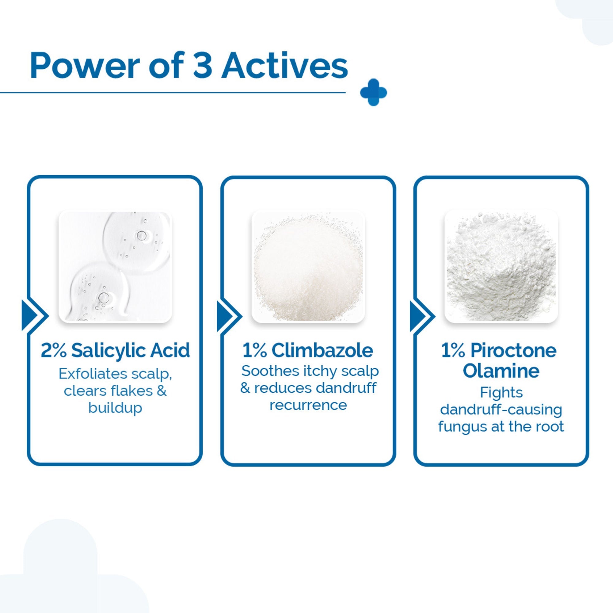 The Derma Co Triple Actives Anti-Dandruff Shampoo | Grocsy