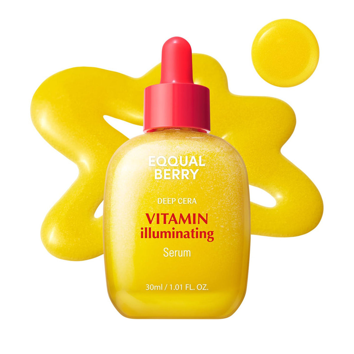 Eqqualberry Vitamin C Face Serum – Niacinamide & Ceramides, Brightening & Hydrating | Grocsy
