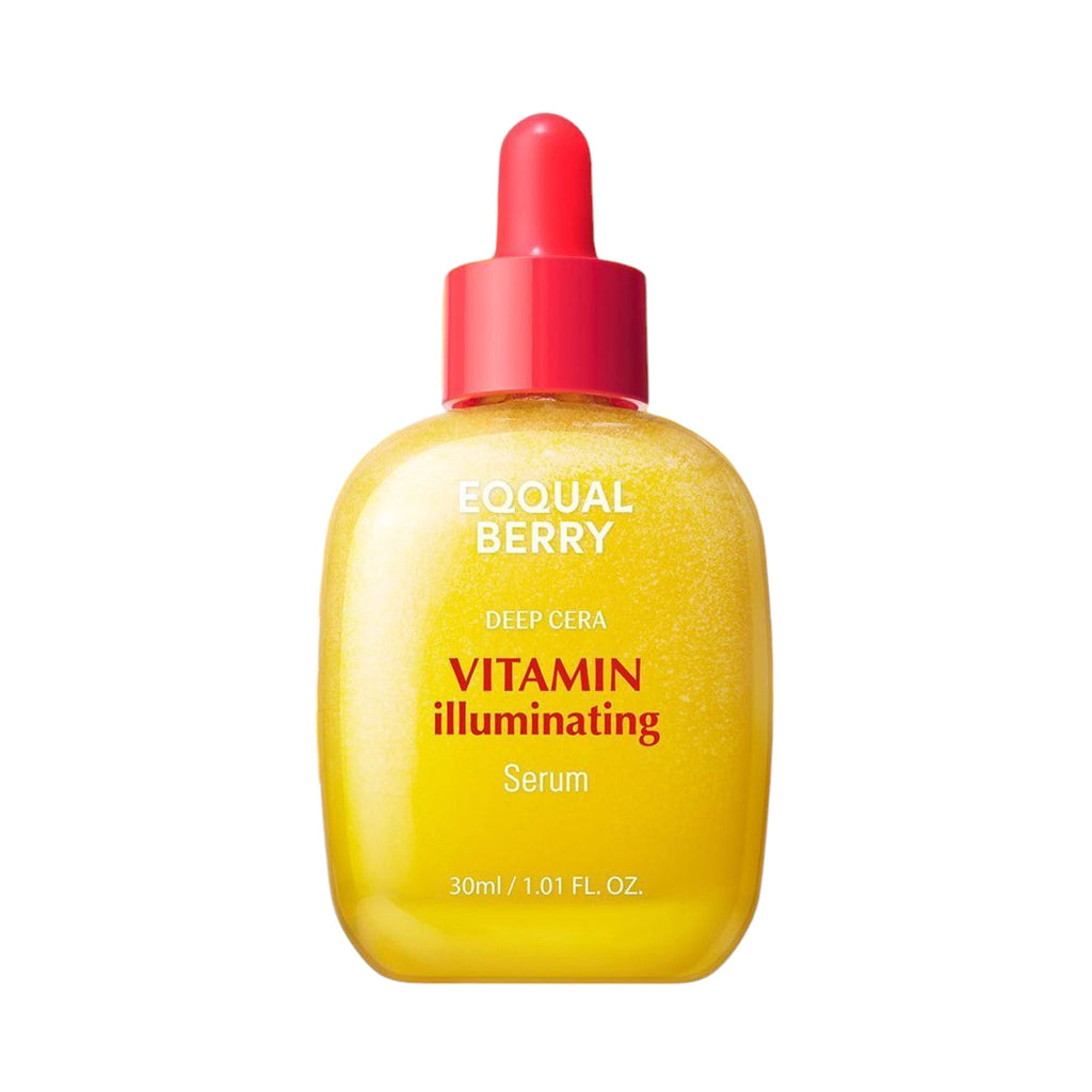 Eqqualberry Vitamin C Face Serum – Niacinamide & Ceramides, Brightening & Hydrating | Grocsy