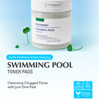 Eqqualberry Swimming Pool Toner Pads 30pcs – Dual-Textured Pads for Pore Care & Gentle Exfoliation | Grocsy