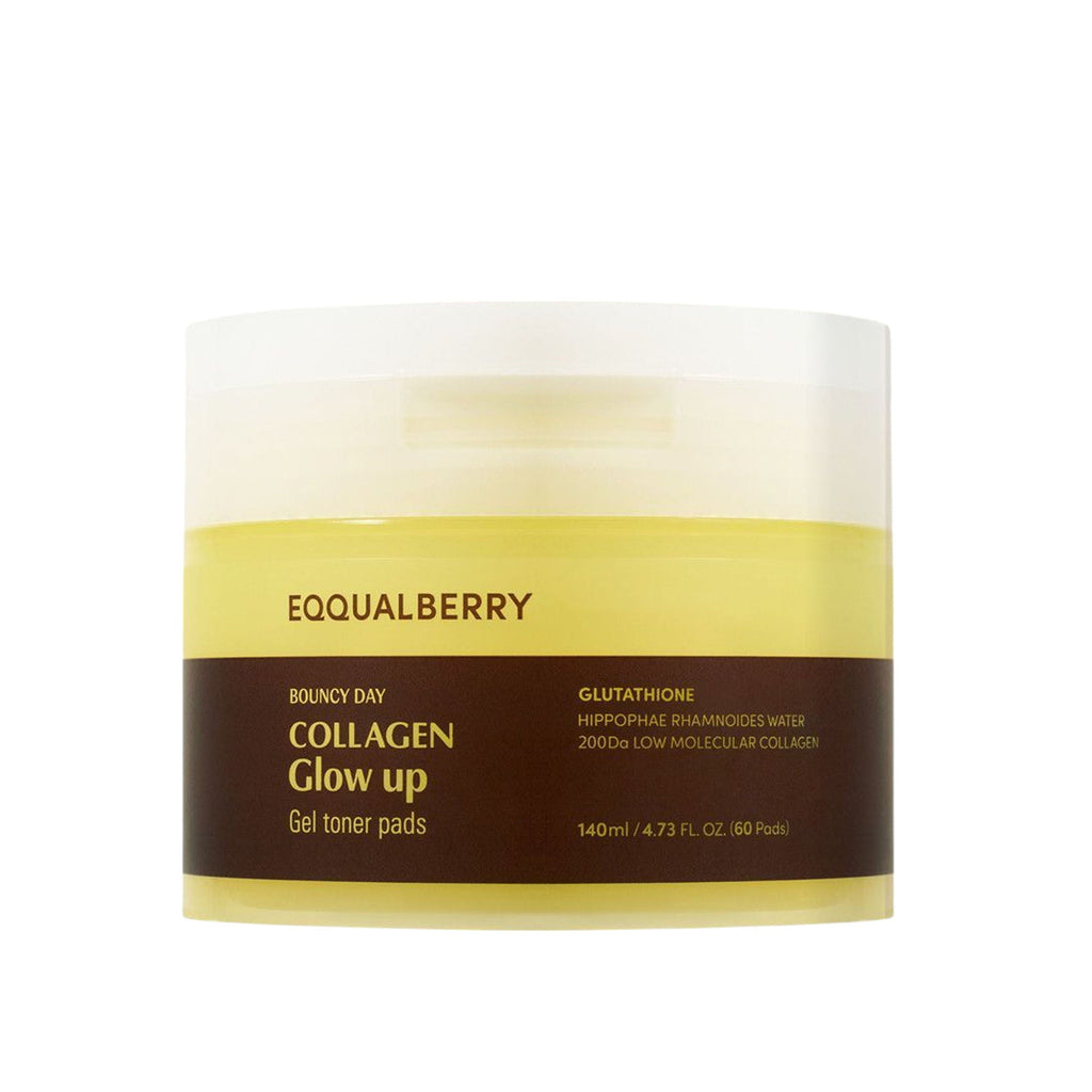 Eqqualberry Collagen Glow-Up Gel Pads – Sea Buckthorn, Brightening & Even-Toned Skin | Grocsy
