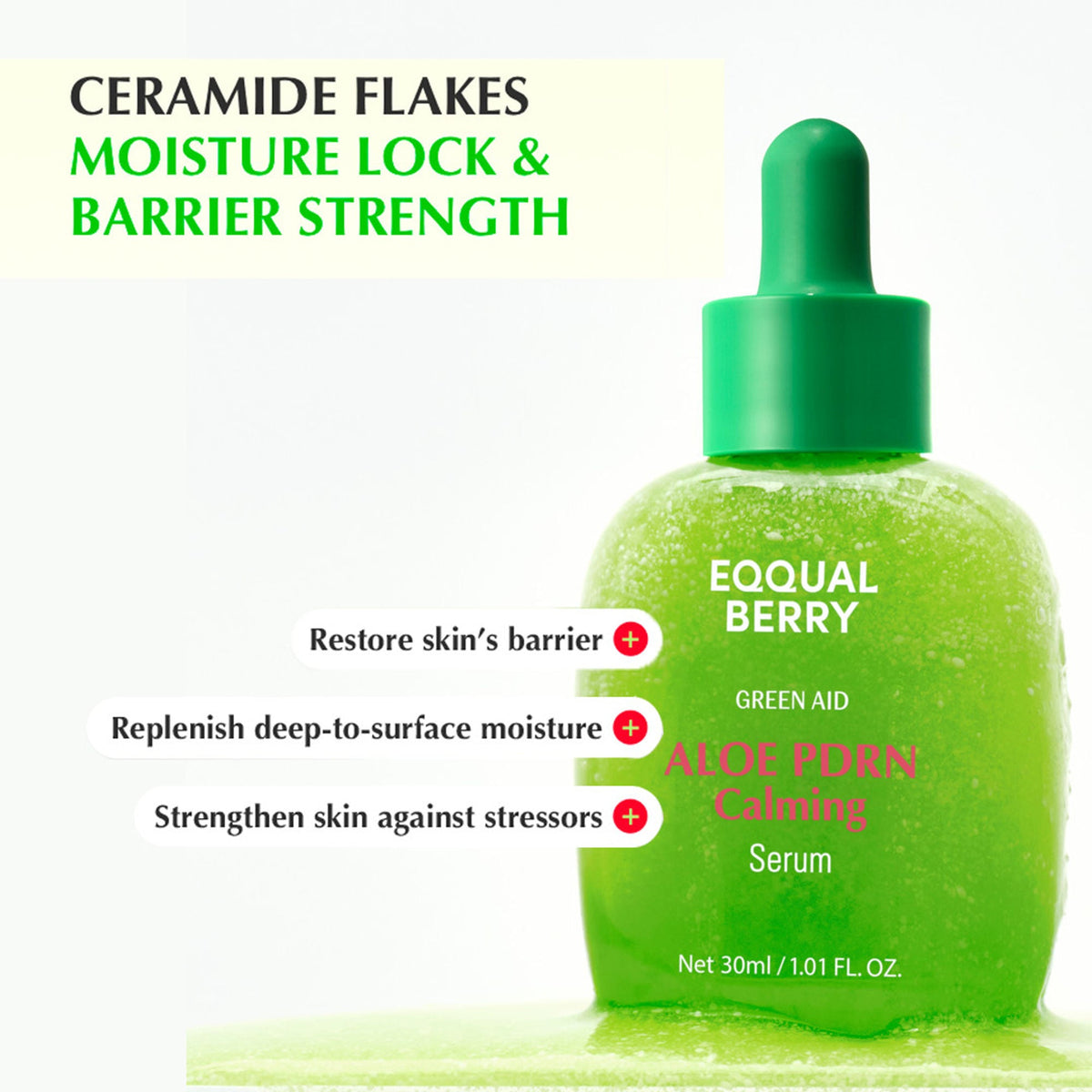 Eqqualberry Aloe PDRN Calming Serum – Cica, Hydrating & Soothing Sensitive Skin | Grocsy