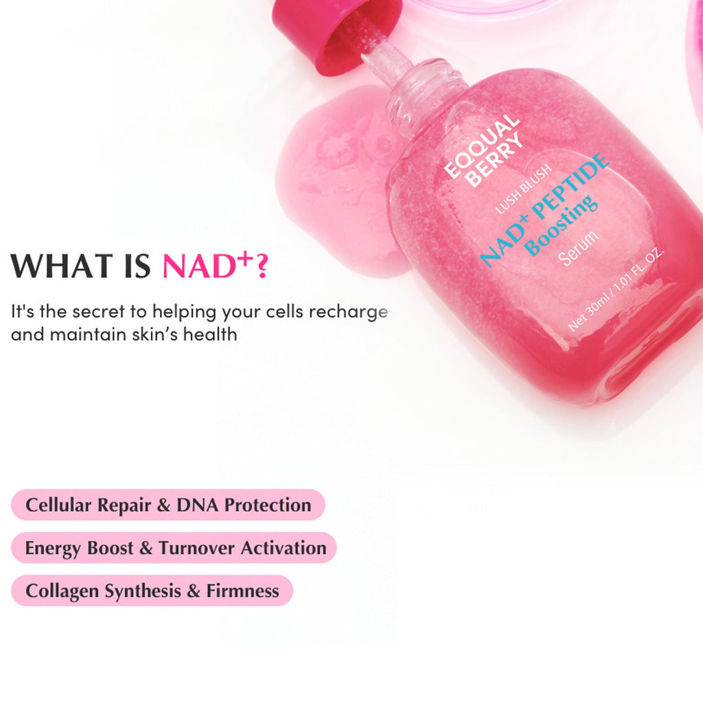 Eqqualberry NAD+ Peptide Boosting Serum – Anti-Aging & Plumping Effect | Grocsy