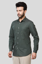 Jonesburg Men's Printed Slim Fit Formal Shirt | Grocsy