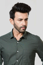 Jonesburg Men's Printed Slim Fit Formal Shirt | Grocsy