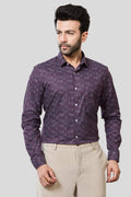 Jonesburg Men's Printed Slim Fit Formal Shirt | Grocsy