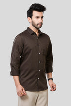 Jonesburg Men's Solid Slim Fit Formal Shirt | Grocsy