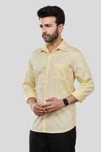 Jonesburg Men's Solid Slim Fit Formal Shirt | Grocsy