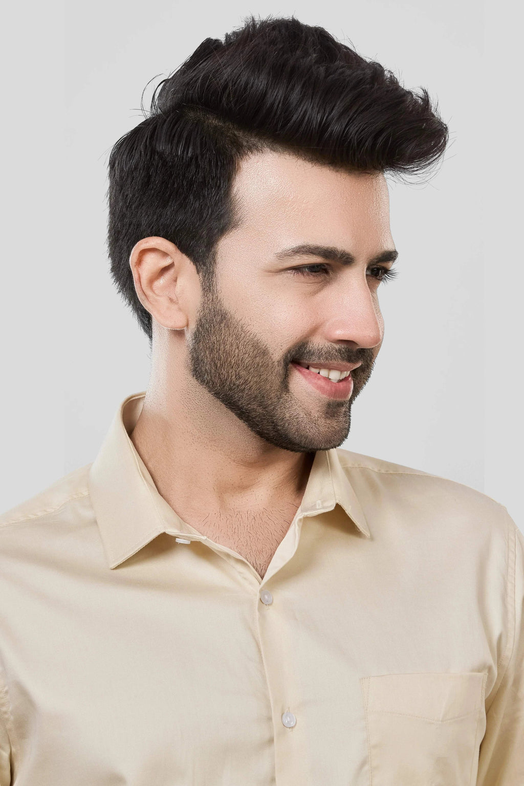 Jonesburg Men's Solid Slim Fit Formal Shirt | Grocsy