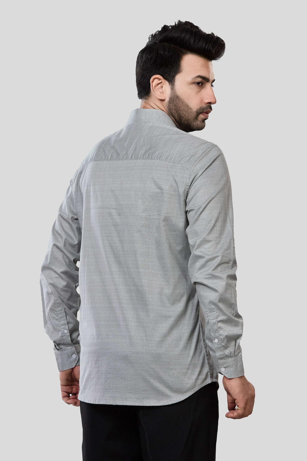 Jonesburg Men's Printed Slim Fit Formal Shirt | Grocsy