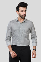 Jonesburg Men's Printed Slim Fit Formal Shirt | Grocsy