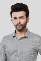 Jonesburg Men's Printed Slim Fit Formal Shirt | Grocsy