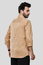 Jonesburg Men's Solid Slim Fit Formal Shirt | Grocsy