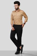 Jonesburg Men's Solid Slim Fit Formal Shirt | Grocsy