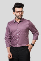 Jonesburg Men's Solid Slim Fit Formal Shirt | Grocsy