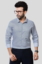 Jonesburg Men's Printed Slim Fit Formal Shirt | Grocsy