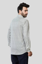 Jonesburg Men's Printed Slim Fit Formal Shirt | Grocsy