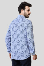 Jonesburg Men's Printed Slim Fit Formal Shirt | Grocsy