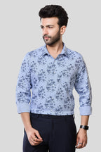 Jonesburg Men's Printed Slim Fit Formal Shirt | Grocsy