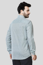 Jonesburg Men's Printed Slim Fit Formal Shirt | Grocsy