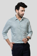 Jonesburg Men's Printed Slim Fit Formal Shirt | Grocsy