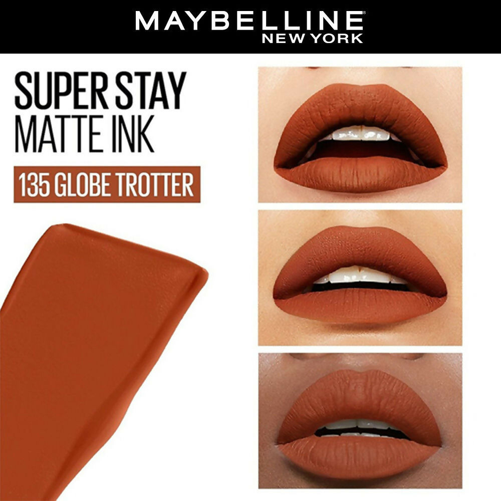 Maybelline New York Super Stay Matte Ink Liquid Lipstick - 135 Globe Trotter | Grocsy