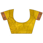 Joban Fashion Golden Yellow Banarasi Soft Silk Woven Saree | Grocsy