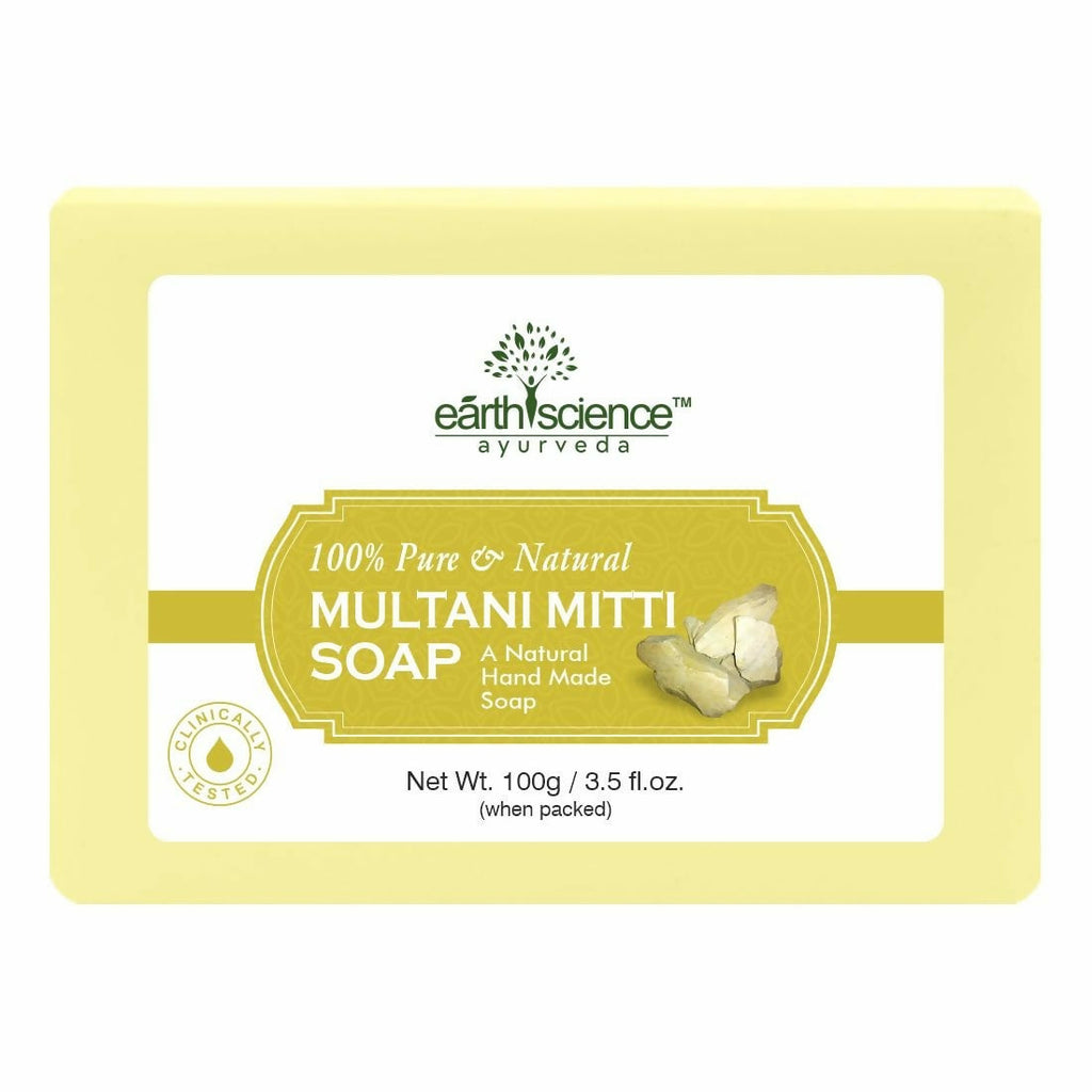 Earth Science Ayurveda Multani Mitti Bath Soap | Grocsy
