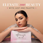 Aflairza One for All Palette, 4-in-1 Foundation, Concealer, Blush & Contour, All-in-One Face Palette for Effortless Beauty 56g | Grocsy