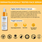 Nykaa SkinRX 20% Vitamin C + 1% Hyaluronic Acid Serum for Bright, Radiant and Hydrated Skin | Grocsy