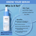 Nykaa SkinRX Hydra X with 2% Hyaluronic Acid + 1% Vitamin B5 Serum for Deep Hydration & Soft Skin | Grocsy