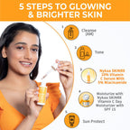 Nykaa SkinRX llluminate+ with 10% Vitamin C + 5% Niacinamide Serum for Bright, Radiant Skin Glow | Grocsy